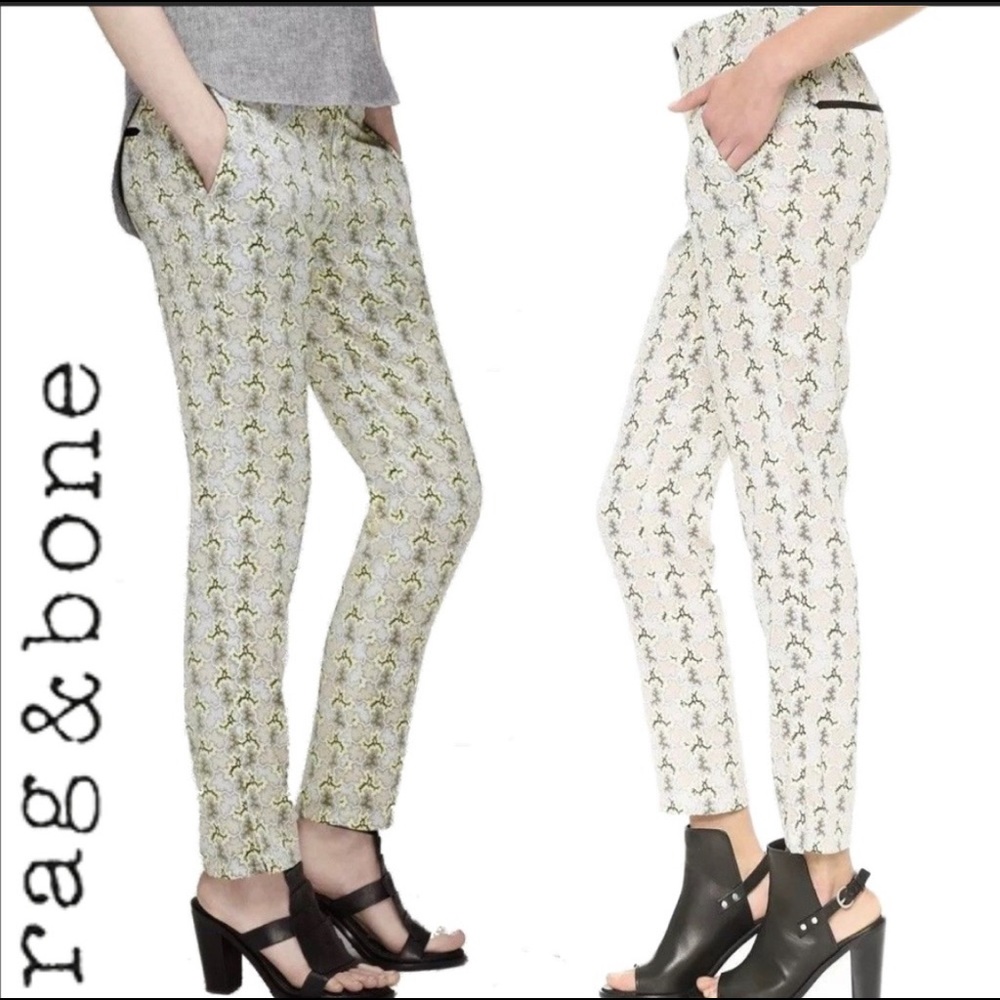 Rag and Bone patterned silk pants